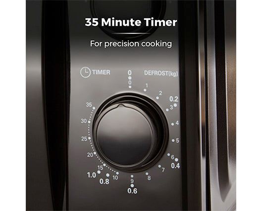 Tower 700w 20L Manual Microwave Black