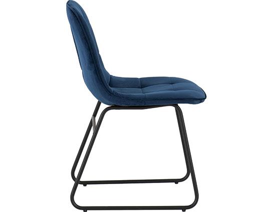LUKAS DINING CHAIR (X2 PER BOX) - SAPPHIRE BLUE VELVET