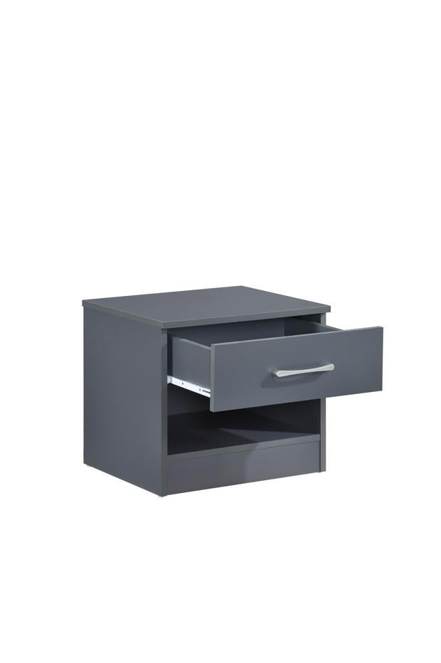 Highbury 3 Piece Bedroom Set - Dark Grey