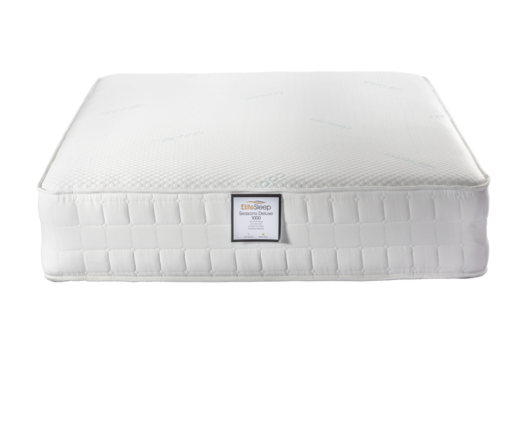 Seasons Deluxe 1000 Pocket Spring Hypoallergenic Mattress (30cm Depth) - Double