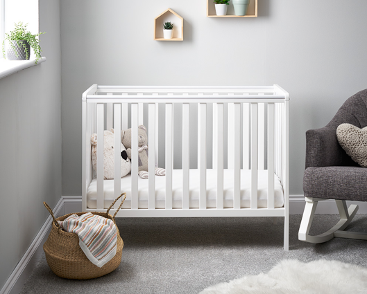Space Saver Cot-White