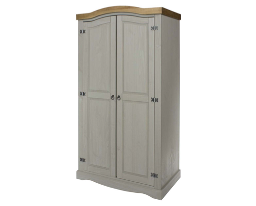 Corona Grey 2 Door Wardrobe