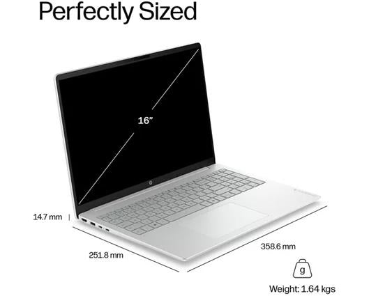 HP OmniBook 3 16" Laptop - Intel Core 3, 256 GB SSD, Silver