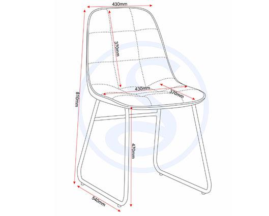 MARLOW & LUKAS DINING SET (X4 CHAIRS) - WHITE MARBLE/GREY VELVET