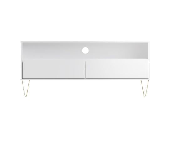 Maeve TV Stand with 2 Drawers- White