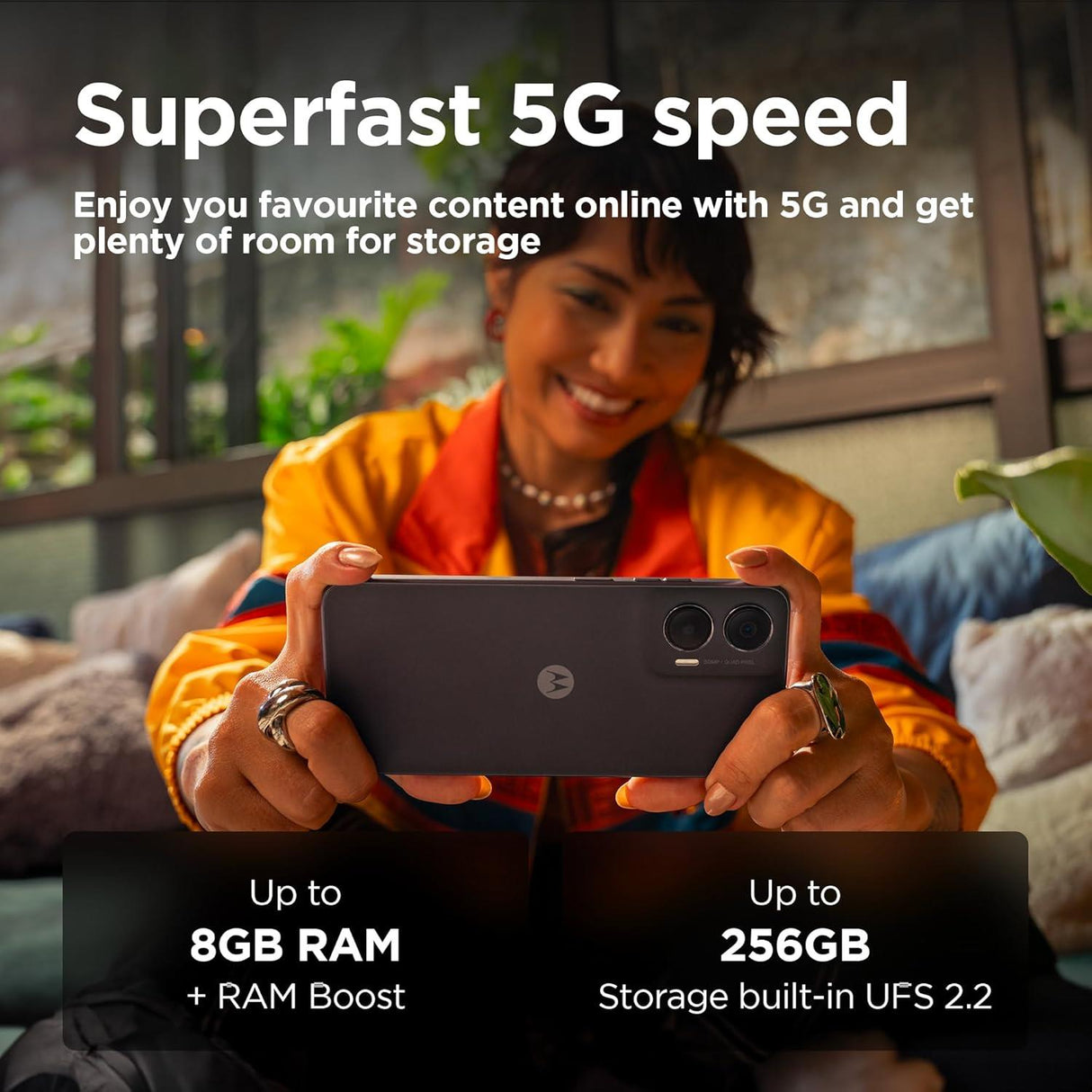 Motorola Moto G35 5G Dual SIM XT2433-5 Midnight Black 256GB, 8GB RAM