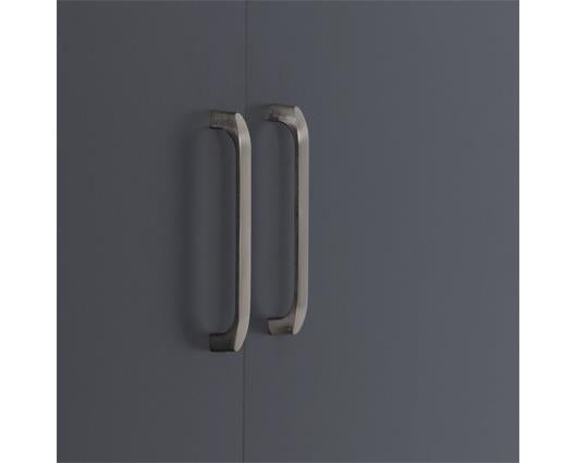 DAKOTA 4 DOOR WARDROBE - DARK GREY