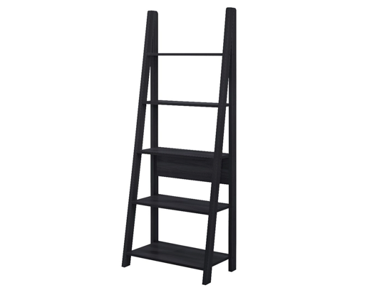 Ladder Bookcase-Black