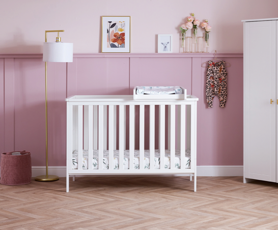 Elodie Mini Cot Bed - White