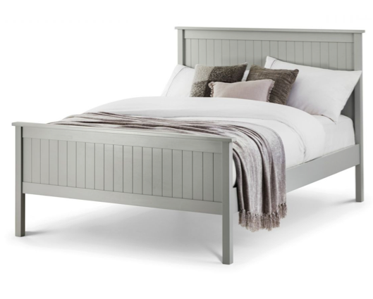 Maine King Bed - Dove Grey