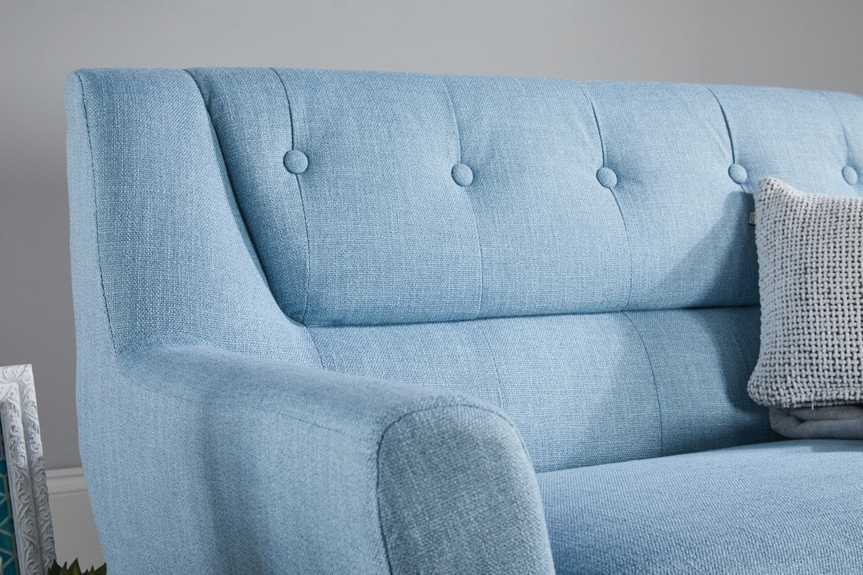Landon Medium Sofa Duck Egg Blue