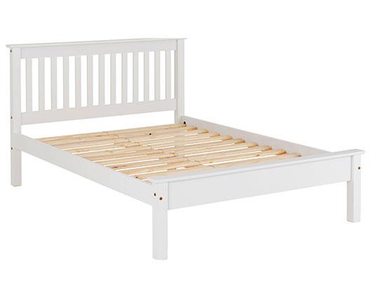MONACO 4' LOW END BED - WHITE