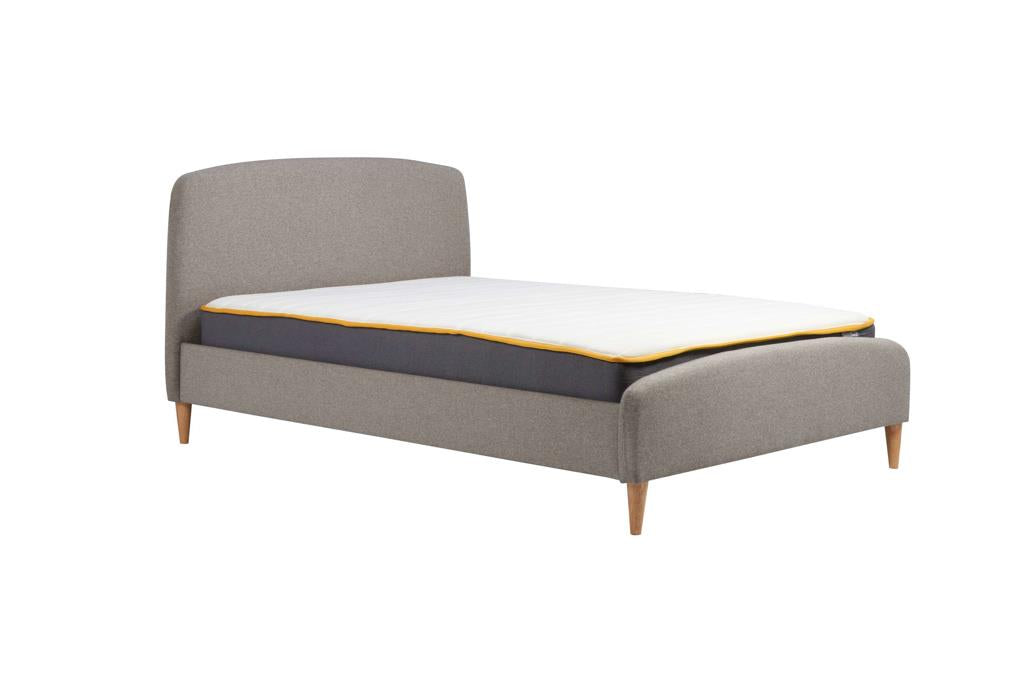 Quebec Double Bed - Grey