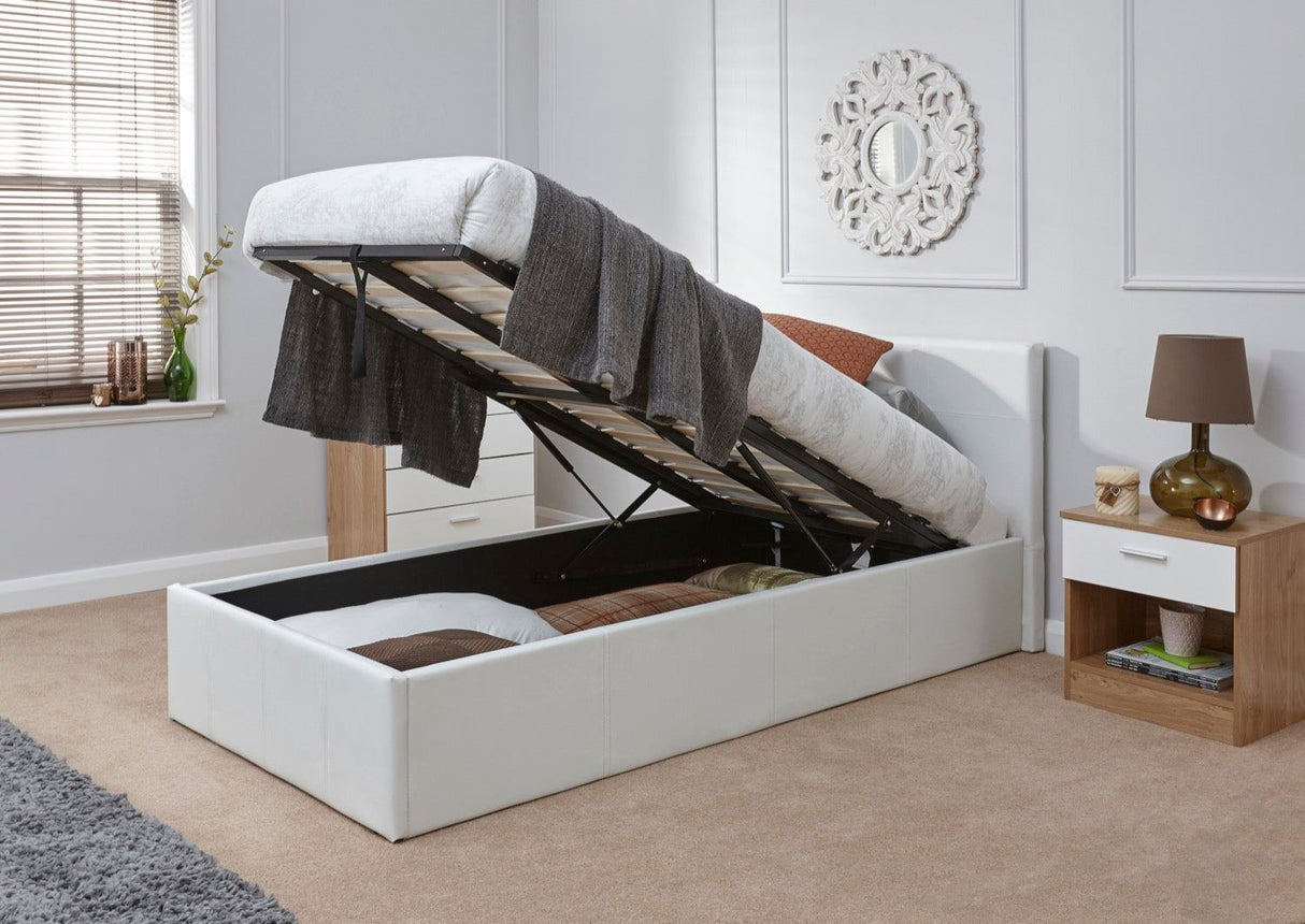 Single End Lift Ottoman Bed