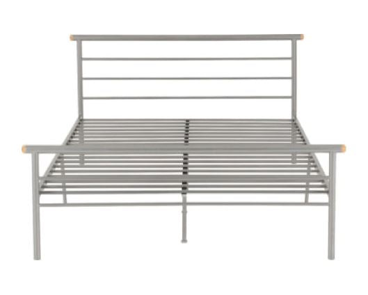 Orion Double Bed - Silver