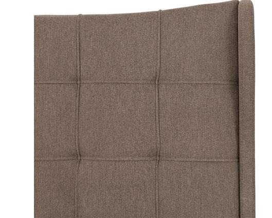 VERONA 4'6" BED - BROWN FABRIC