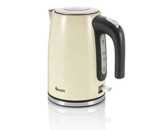 Swan Townhouse 1.7L Jug Kettle Cream