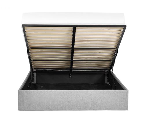 Merida Ottoman Double Bed - Grey