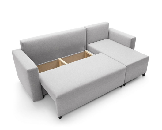Otto Right Hand Facing Corner Sofa - Light Grey