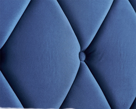 Loxley King Size Bed-Blue