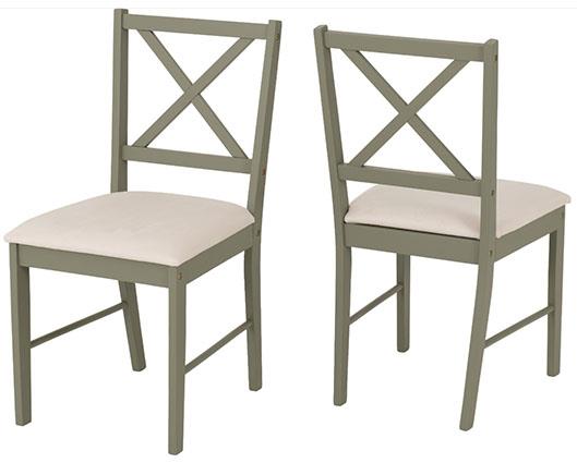 BALFOUR 1+4 DINING SET - SAGE GREEN/OAK EFFECT/MINK MICROSUEDE