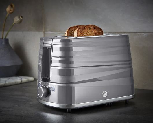 Swan Symphony 2 Slice Toaster Grey