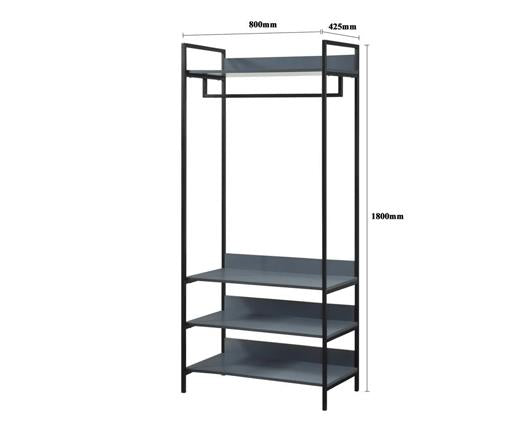 Alva Duo Bedroom Set - Dark Grey