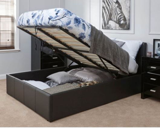 King End Lift Ottoman Bed