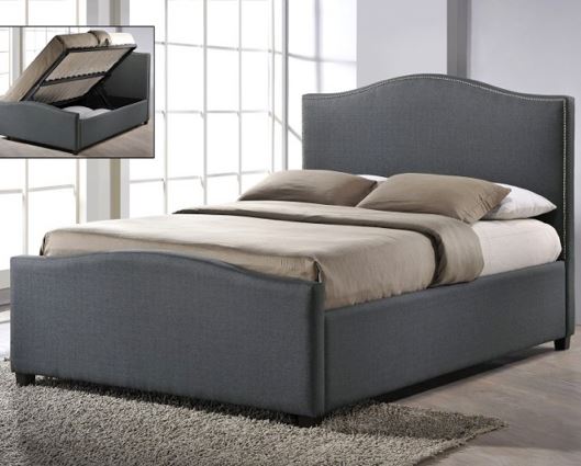 Bartlett King Bed Frame-Grey