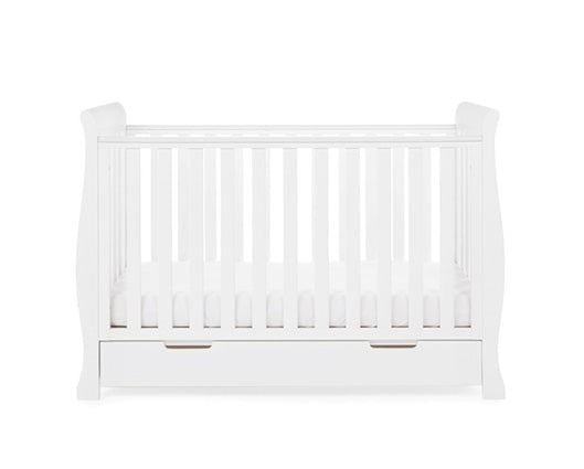 Stamford Mini Cot Bed + Moisture Mngmnt Mattress - White