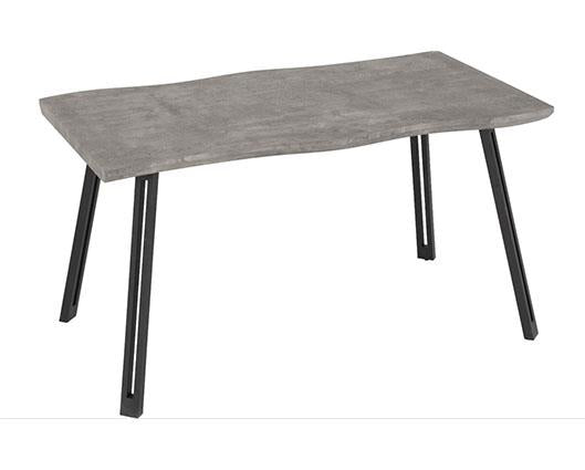 QUEBEC WAVE EDGE DINING TABLE - CONCRETE EFFECT