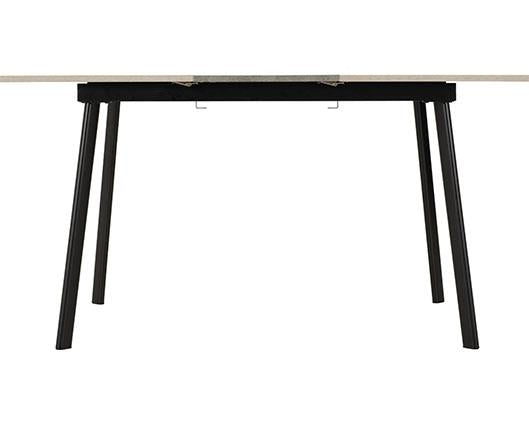 AVERY EXTENDING DINING TABLE - CONCRETE/GREY OAK EFFECT