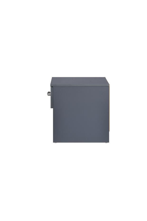 Highbury Bedside Pair - Dark Grey