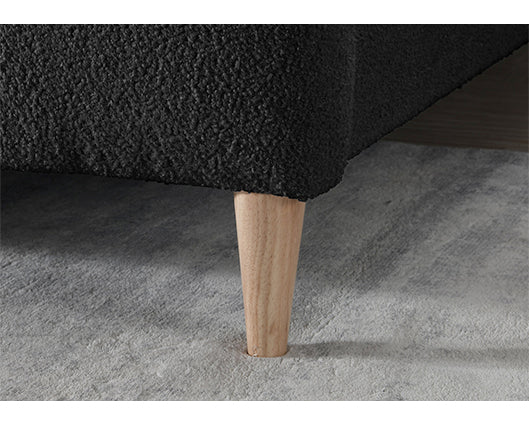Otley Double Bed - Charcoal