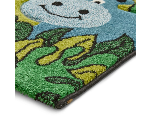 Safari Animals Kids Rug - Green - 120cm x 170cm