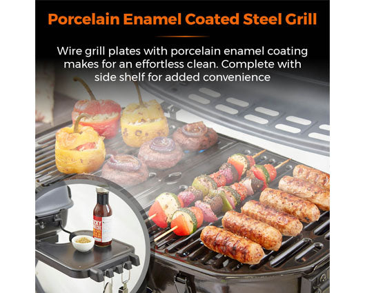 Tower Tourer Two Burner Portable Gas BBQ