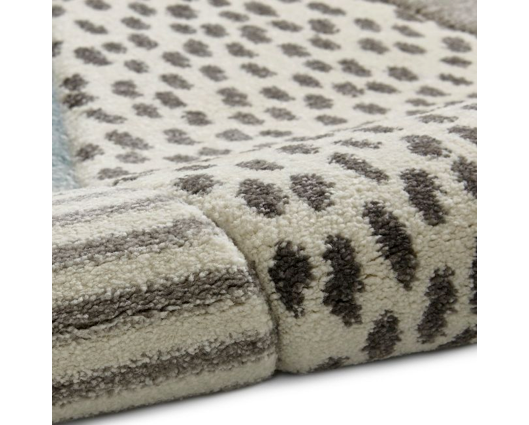 Mountain + Stars Kids Rug - Blue - 120cm x 170cm