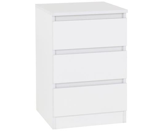MALVERN 3 DOOR WARDROBE BEDROOM SET - WHITE