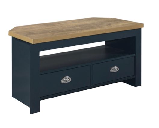 Harper Corner TV Unit-Navy