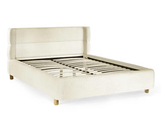Oberon Boucle Bed Cream - King