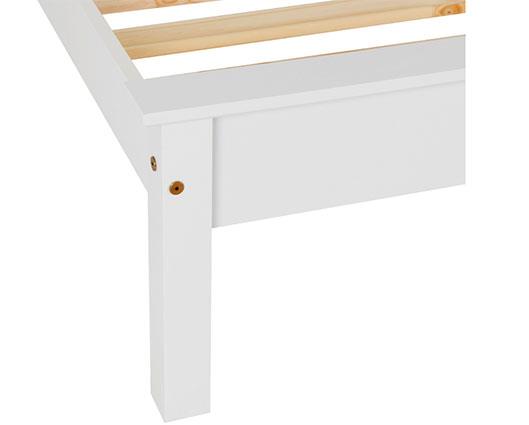 MONACO 4' LOW END BED - WHITE