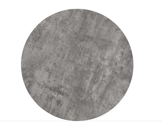 ATHENS ROUND & AVERY DINING SET (X4 CHAIRS) - CONCRETE/SAPPHIRE BLUE VELVET