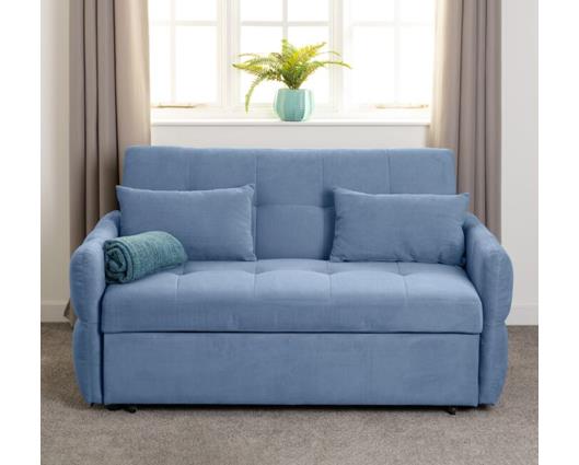 Chelsea Sofa Bed - Blue Fabric