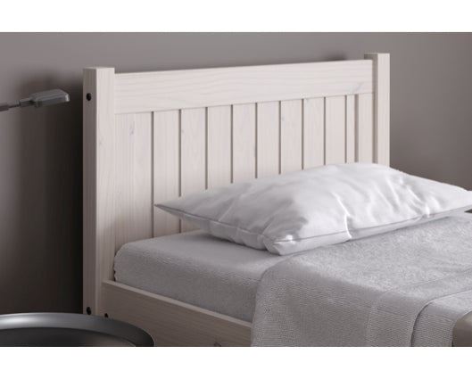 Rio Pine Bed White - Single