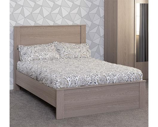 PARIS 4'6" BED - SMOKED ASH EFFECT
