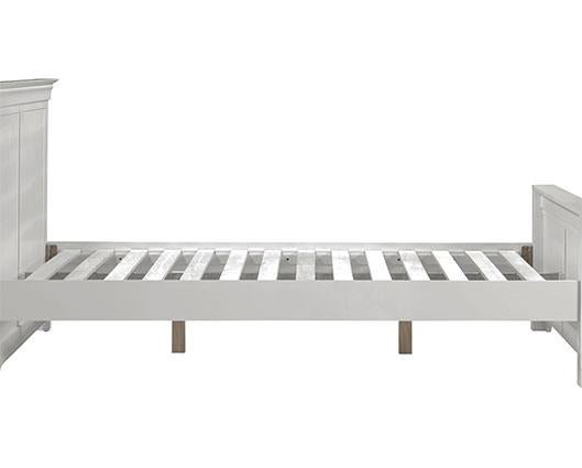 BORDEAUX 5' HIGH END BED - PEBBLE GREY