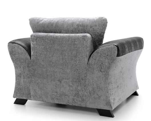 Francisco Armchair - Black & Charcoal