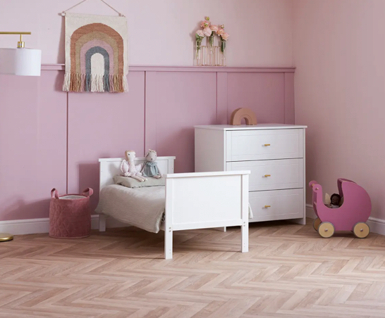 Elodie Mini 3 Piece Room Set - White