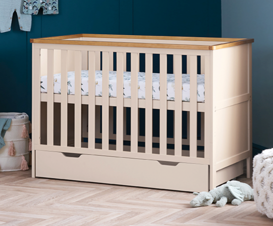 Elodie Mini Cot Bed - Cashmere