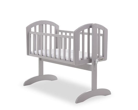 Sophie Crib + Foam Mattress - Warm Grey